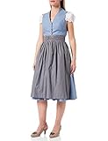 Blümchenkleid BERWIN & WOLFF TRACHT FOLKLORE LANDHAUS Damen 825209 Kleid, hellblau mit grau, 38