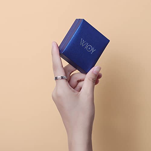 925 Sterling Silver Adjustable Ring for Mother, Mama Statement Eternity Band3