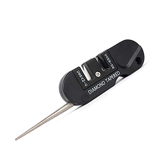 4-in-1 Kitchen Knife Accessories 3-Stage Knife Sharpener Helps Repair Restore Polish Blades