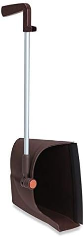 (まとめ) 2Way チリトリ/掃除用品 〔ブラウン〕 掃き掃除 溝掃除 〔家庭用 業務用 施設 店舗〕〔×3セット〕 まとめ) 2Way チリトリ&frasl;掃除用品 〔ブラウン〕 掃き掃除 溝掃除 〔家庭