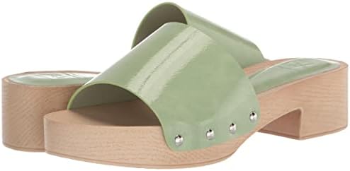 Dirty Laundry by Chinese Laundry Women's HEIDII Cloudy Patent Slide Sandal, Olive, 11 | Image 6