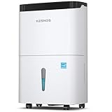 Kesnos 120 Pints 2025 Energy Star Dehumidifier for Home and Basement with Drain Hose, Ideal for Large Spaces Up to 6,500 Sq. Ft., Auto Defrost and Self Drying