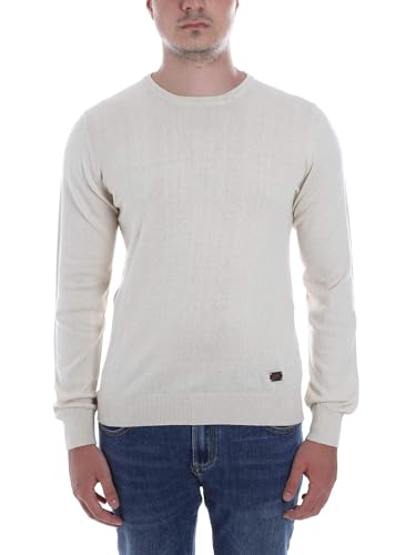 Pull homme beige Yes-zee H100 en maille fine de qualité