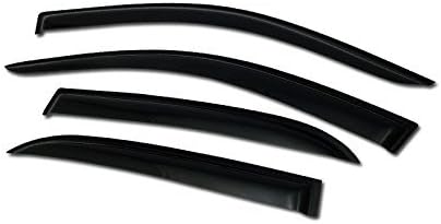 for 03-07 Honda Accord 4Dr - JDM Sun/RAIN/Wind Guard Smoke Vent Shade Deflector Window Visor 4PCs