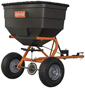 Pull Behind Fertilizer Spreader for Lawn Mower - Which One Stands Out? 7 Agri-Fab 45-0547 185 lb. Tow-Behind Lawn & Garden Broadcast Spreader for Seed,Fertilizer,Salt,Ice Melt; Easy to use Flow Control from Seat of Riding Lawn Mower