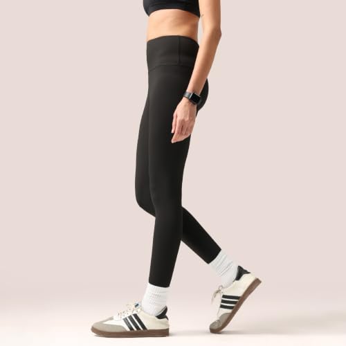 Image of BlissClub The Ultimate Leggings Lite, Ankle Length Tights for Women for Gym, Yoga and Workout with High Waist, Regular (for Women Upto 5'4)