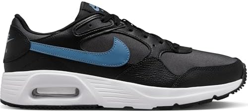 NIKE Mens AIR MAX SC-Black/Aegean STORM-ANTHRACITE-CW4555-017-12UK, Running