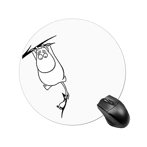 ムーミン マウスパッド ゲーミング マウスパッド かわいい おしゃれ 光学マウス対応 人気 オフィス 滑り止め ゲーミング 耐久性良い キャラクター グッズ 円形 ギフト プレゼント