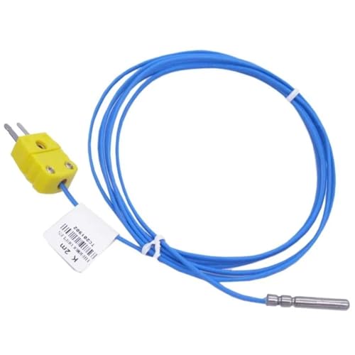 Sonda de sensor tipo K para regular temperatura en sistemas de calefacción con cable de 2m