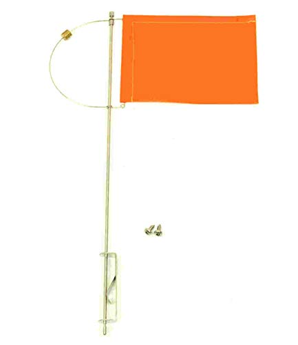 New Marine Verklicker Windrichtungsanzeiger mit Gegengewicht für Segelboote Größe 125 mm (Orange)
