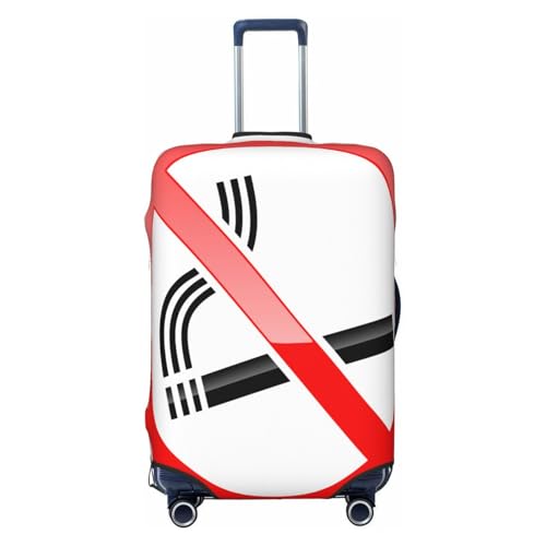 No Smoking Luggage Cover for Suitcase, Suitcase Cover Protector Fit 22-24 Inch Luggage Travel Accessories, M