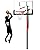 GX9 In-Ground Basketball Hoops 7-10ft Adjustable with Crank, Outdoor Inground Basketball Goal System with 48 Inch Shatterproof Backboard