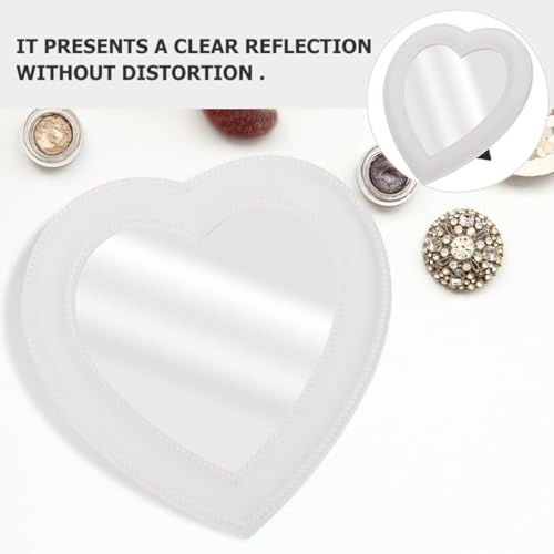 Espejo Cosmético de Mesa Corazón ibasenice Juego 2 pzas miniatura 7