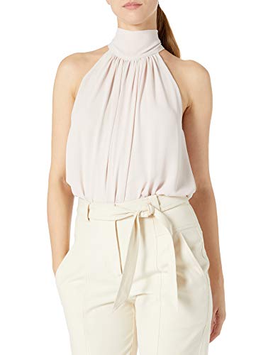 HALSTON Women's Mock Neck Top