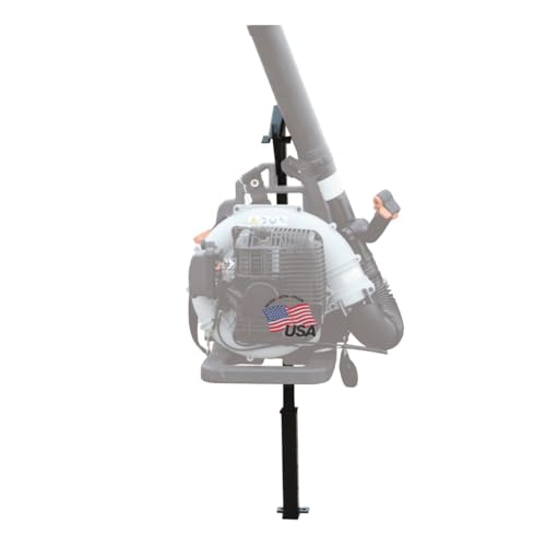 Image of Buyers Products LT20 Backpack Blowers Rack for Open and Enclosed Landscape Trailers, Made in the USA, Holds Landscaping Blowers, Landscape Trailer Accessories