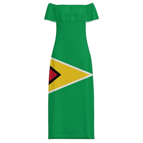 TAIZIYEAH Jamaica Summer Dresses for Women Beach Four Piece Shoulder Skirt - Main Image