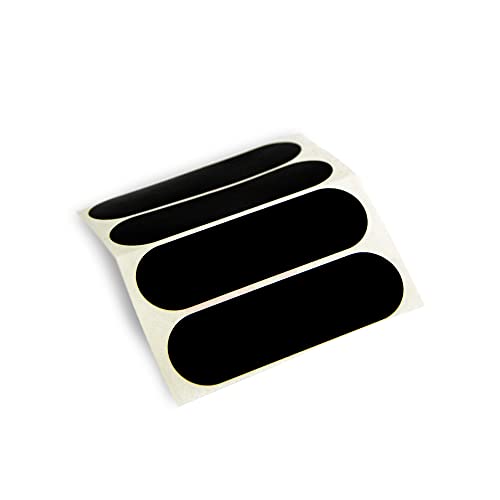 Kit Adesivo Texx Refletivo Preto (4Pcs)