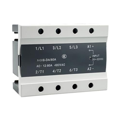 Relais statique 100A 380V SSR pour circuits industriels triphasés