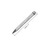 uxcell Finishing Nails Hand-Drive Hardware Carbon Steel Nail 25mm 1-inches 100pcs, Silver