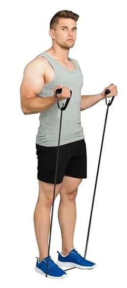 Shopeleven Resistance Bands for Workout, Resistance Bands for Stretching, Home Workout, Fitness Training Loop Bands for Men & Women Resistance Band Set & Exercise Band for Pull Up (Pack of 1, Black) (B0CV5Q2V3S) Amazon Price History, Amazon Price Tracker