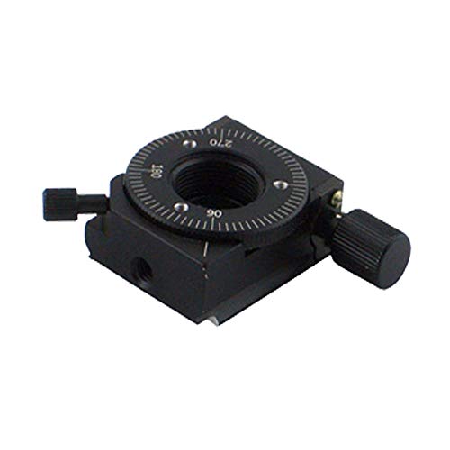 WELLVEUS Manual Rotary Table Precision Rorating Stage Mechanical Rotary Platform 29MM