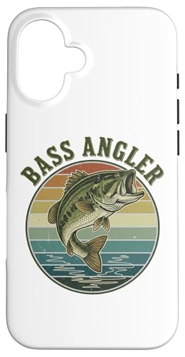 Freshwater Vintage Fishing Shirt For Men Bass Angler X}zP[X iPhone 16 p