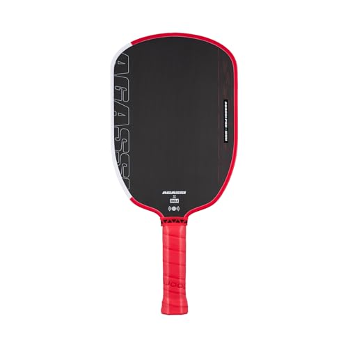 JOOLA Agassi PRO IV 16mm Pickleball Paddle w/Extended Sweet Spot - Carbon Fiber Surface Increases Spin & Control - SK Film for Power & Larger Sweet spot - UPA-A Certified - USAP Approved - NFC Chip