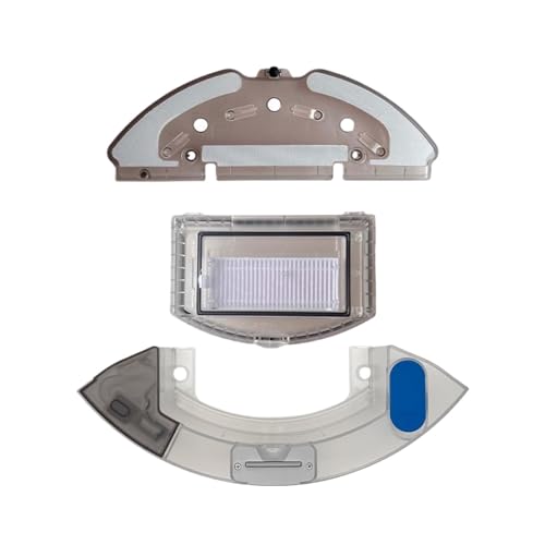 Pexorin Caja de Polvo for Tanque de Agua, con Bandeja de Filtro, fregonas con paños, Piezas de Repuesto, Accesorios de Repuesto for aspiradora 360 S8 Estuche de Almacenamiento para aspiradora(3 Pcs)