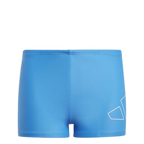 adidas Niños Performance Big Bars Swim Boxers Kids, Bright Royal/White, 15-16 Years