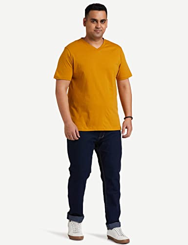 Image of Amazon Brand - Symbol Men's Solid Cotton T Shirt | Plain | V Neck | Half Sleeve-Regular Fit | Combo Pack of 3 (Available in Plus Sizes)