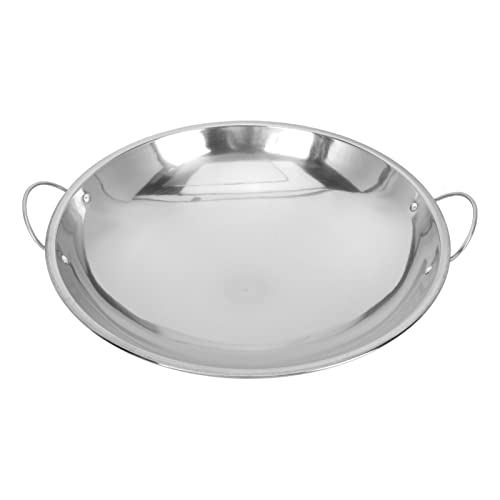 Mikikit Sartén Inoxidable para Cocina Diaria Utensilio de Cocina para Fiestas y Reuniones para Cocinar Fideos Calentar Leche y Fondue
