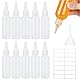 APOMOONS 10 Stück Squeeze Flasche Quetschflasche 100ml Kunststoffflaschen Klein Saucenflasche mit Kappen Trichtern Etiketten Spritzflaschen für Flüssigkeiten öl Sauce Pigment-Aufbewahrungsflaschen