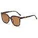 Polarized Sunglasses for Women/Men Vintage Womens Sunglasses Driving Sun Glasses Brown Lens/Tortoise Frame