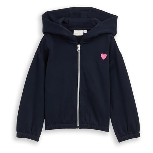 Kapuzenpullover veste de survêtement fille Tom Tailor souple et facile à enfiler au quotidien