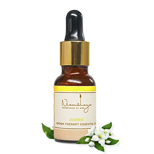 Nirmalaya Premium Jasmine Essential Oil 15ml – Luxury Aroma Oil for Diffuser, Aromatherapy, Calm & Uplifted Mood | Pure Essential Oil for Home Fragrance