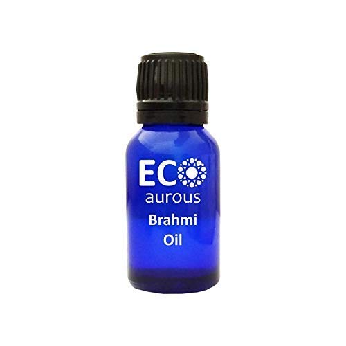Brahmi Oil 100% Natural, Organic, Vegan & Cruelty Free Brahmi Essential Oil | Pure Brahmi Oil By Eco Aurous ( 0.33 oz, 10 ml)