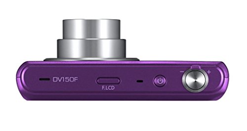 Image of Samsung DV150F 16.2MP Smart WiFi Digital Camera with 5X Optical Zoom and 2.7-inch Front and 1.5-inch Rear Dual LCD Screen (Purple), 4GB Card, Camera Case with Free Samsung Backpack