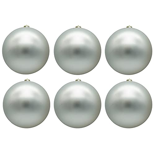 Weihnachtskugeln aus Kunststoff zum Hängen für den Außenbereich - Frost und...