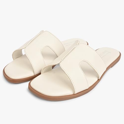 Image of Call It Spring Women's White Flat sandals