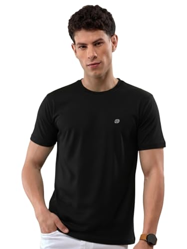 Image of Lux Nitro Men's Premium Half Sleeve Cotton T-Shirt | Round Neck | Regular Fit Casual Solid Tee