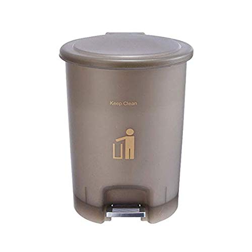 Poubelle à pédale petite taille avec couvercle plastique salon cuisine