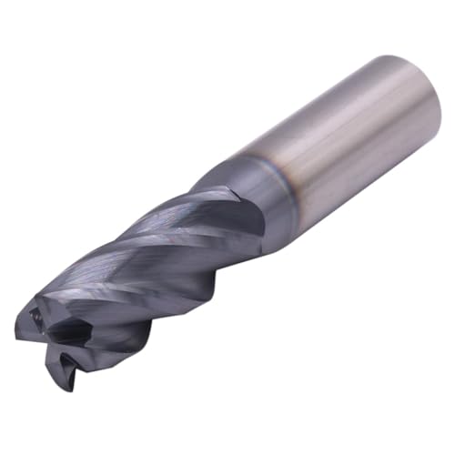 Image of High Performance Solid Carbide Corner Radius End Mill - AlTiN Coated, Variable Helix, .030 inch Corner Radius, 4 Flute, 3 /4 inch Cutting Diameter, 3 /4 inch Shank Diameter, 1-3 /4 inch Length of Cut, 4 inch Overall Length