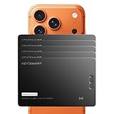 KeySmart SmartCard Lite - Tarjeta de seguimiento de cartera, compatible con Apple Find My App, batería no recargable de 2 años, buscador de artículos GPS delgado para etiqueta de equipaje, seguimiento