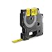 DYMO Industrial Heat Shrink Tubes for DYMO Industrial RhinoPro Label Makers, Black on Yellow, 3/8