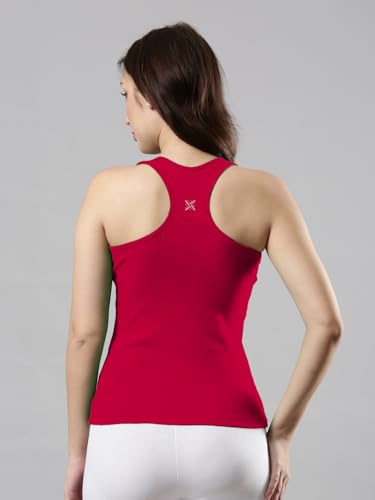 Image of Femmora Body Hugging Waist Length Camisole, Solid, Soft and Comfortable Cotton Fabric with Racer Back, for Women,Pack of 1