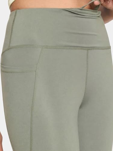 Image of Enamor High Rise 7 /8th Length Adjustable Drawstring Workout Leggings for Women - Hugged Fit, Quick Dry, Antimicrobial - A605