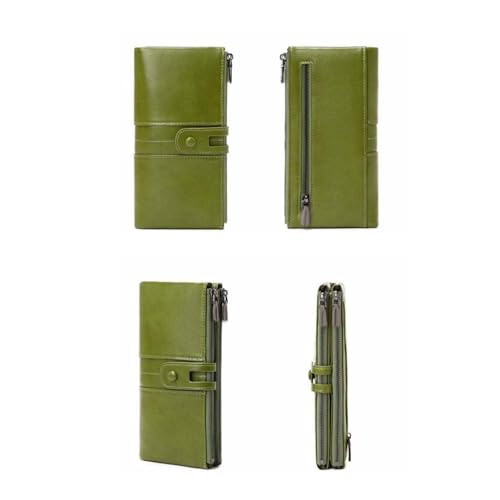 Handbags Business Wallets Women's Money Clips Leather Card Cases Purses Blocking Wallet Money Organisers,Brown3