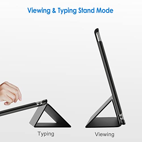JEDirect iPadair2 ケース 三つ折スタンド オートウェイクアップ/スリープ機能iPad Air 2用 (ブラック)