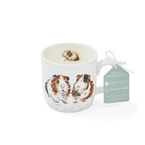 Portmeirion Home & Gifts MMMV5629-XSM Wrendale Lettuce be Friends, Tasse, 880 ml, mehrfarbig Cover