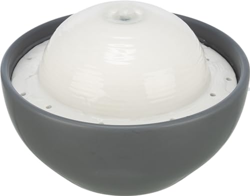 TRIXIE Fuente Vital Dome. cerámica. Gris/Blanco